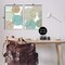 Stupell Industries Textured Layered Aqua Circles 2 pc Framed Giclee Wall Art Set Design by Flora Kouta